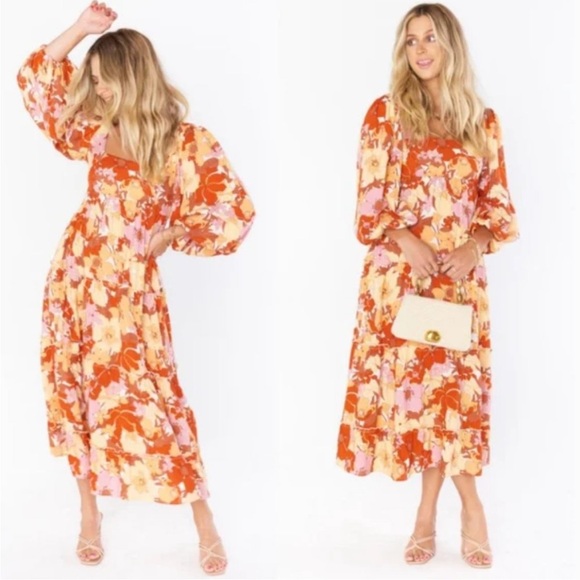 SHOW ME YOUR MUMU Elaina  Maxi Dress Size 1X - Picture 4 of 5